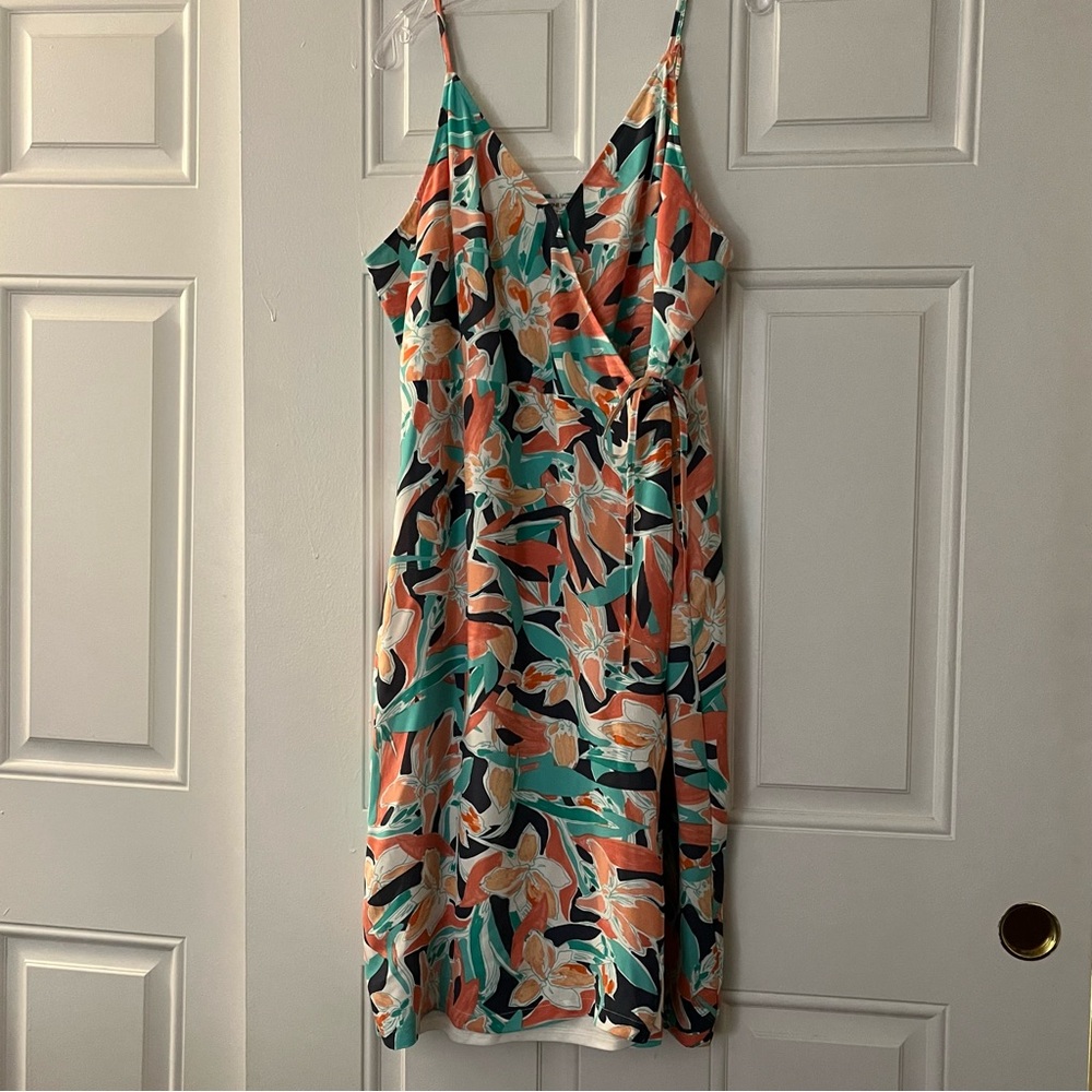 NINE WEST  true wrap dress sz XL